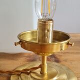 Opal glass table lamp