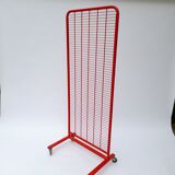 Paravent panneau d'affichage display rouge