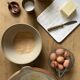 Saladier en grès beige et marron Gien