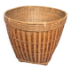 XL wicker and bamboo cache pot 1960