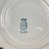 Set of 4 flat plates St Amand, circa 1930