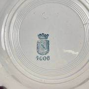 Set de 4 assiettes plates St Amand, vers 1930