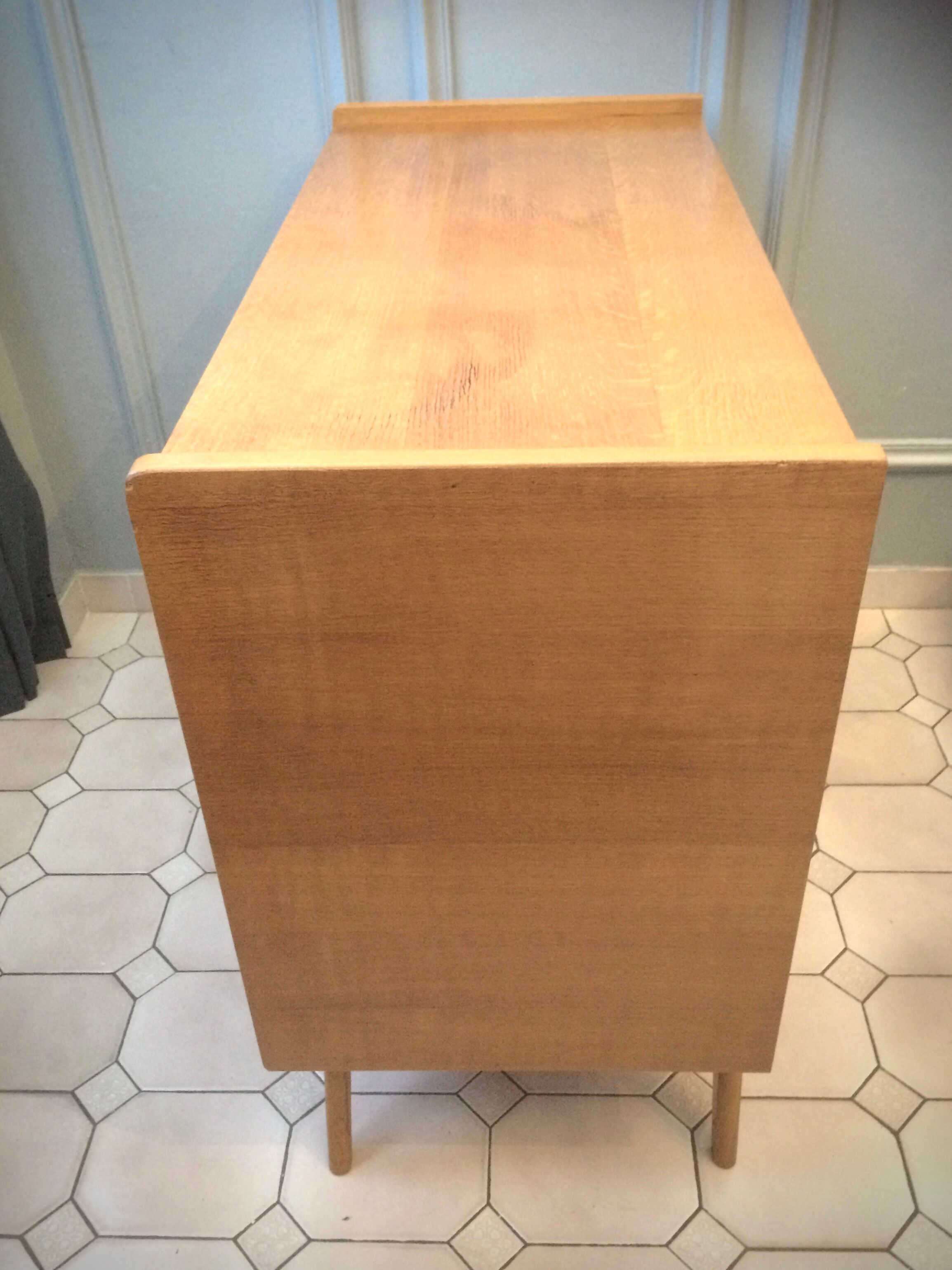 Vintage rattan dresser