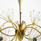 Beautiful brass chandelier by Emil Stejnar for Rupert Nikoll