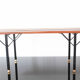 Rosewood bench set with rack Italia 1970s