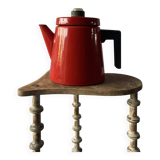 Enamelled Cast Iron Coffee Pot by Antti Nurmesniemi for Finel, 1950