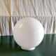 Opaline globe lampshade, diameter 25 cm - mid-20th century