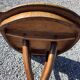 Thonet No. 1 curved wooden side table from the 19th century.