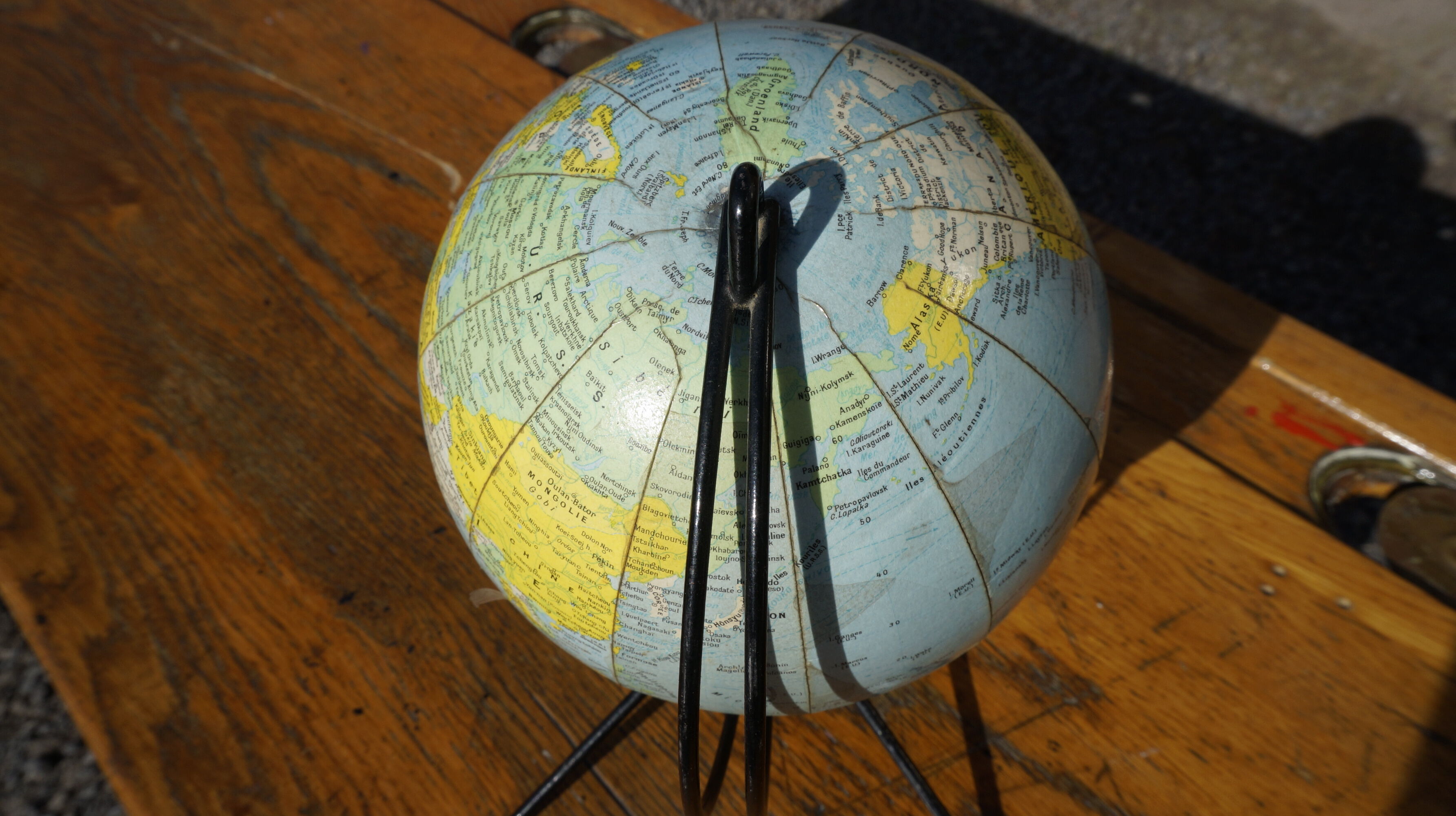 World map globe