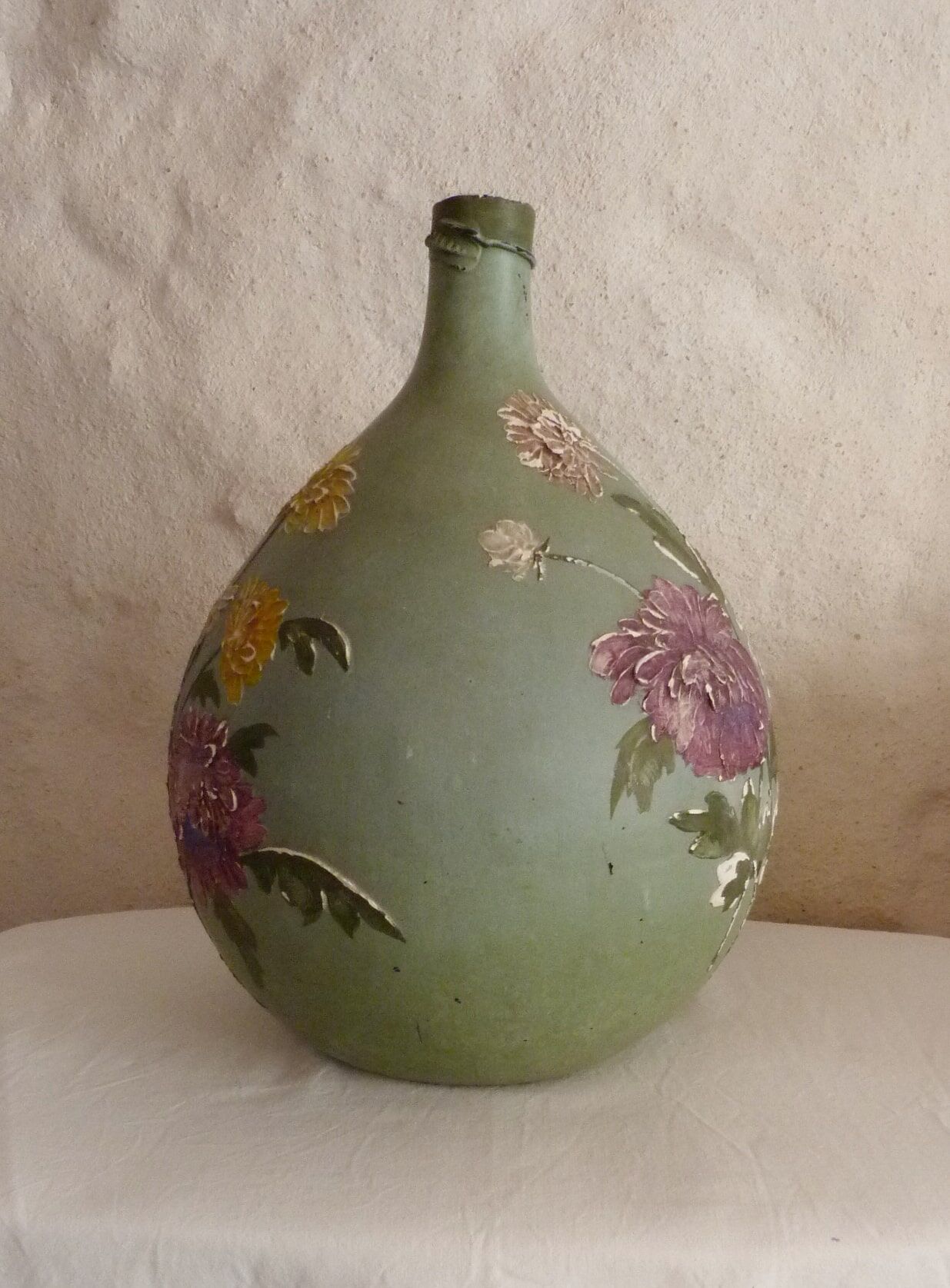 Demijohn painted