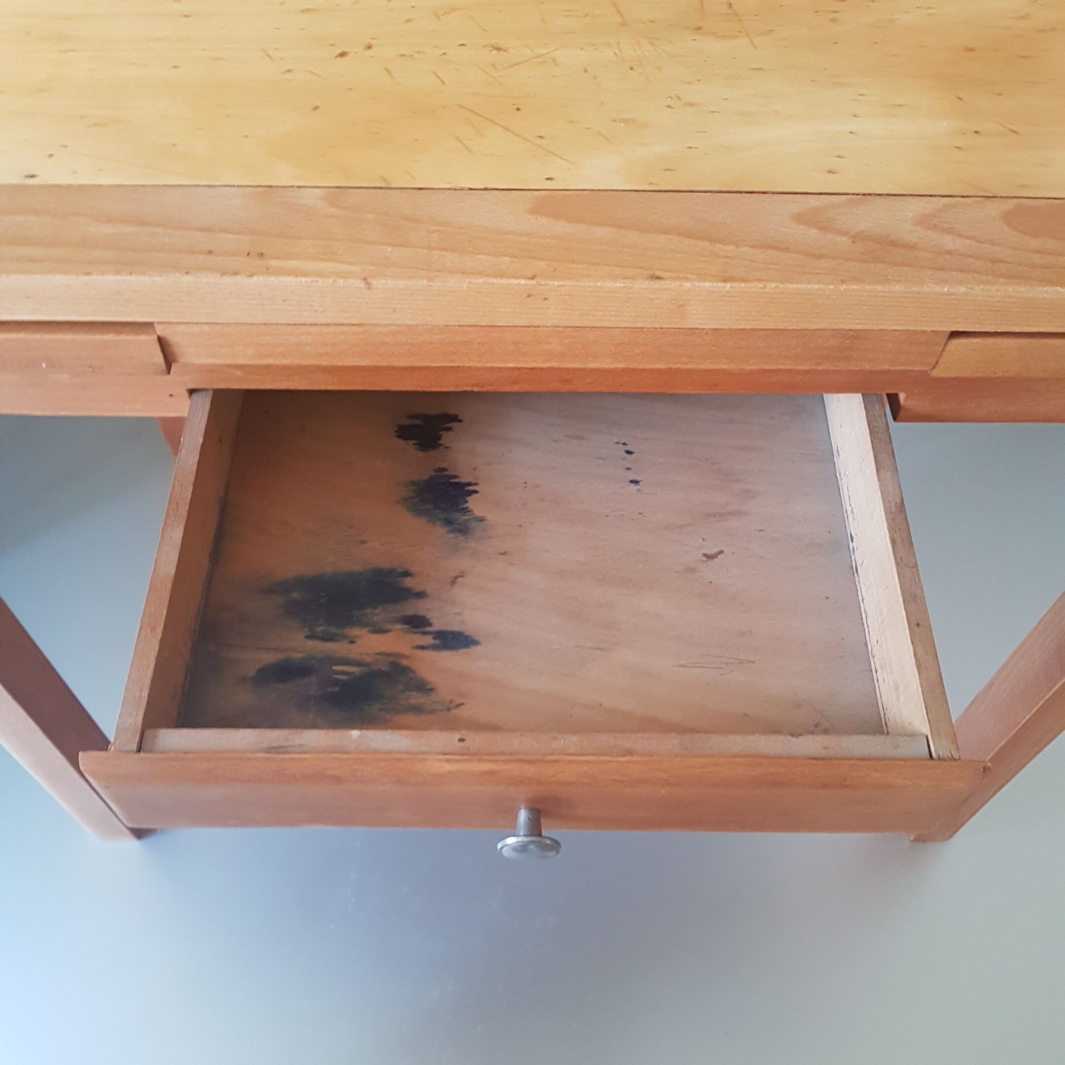 Vintage 50s wooden kitchen table