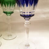 Picadilly-style Baccarat wine glasses