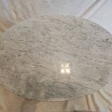 Table basse Tulipe Saarinen pour Knoll ovale marbre