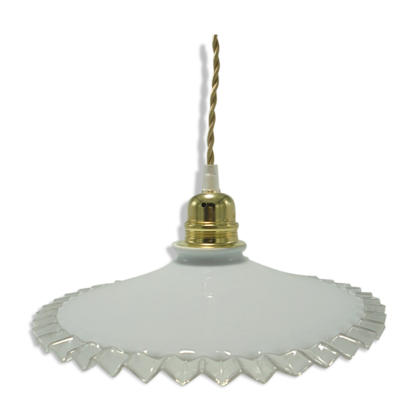 Toothed opaline suspension