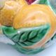 Fruit basket with lid. Enameled barbotine. Large model. Bordallo Pinheiro