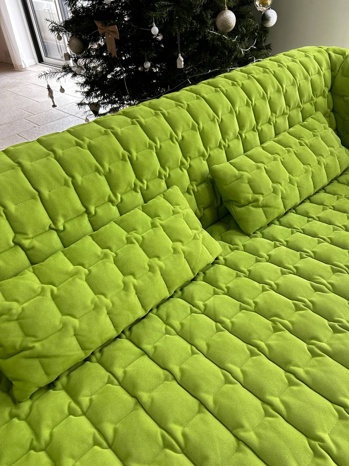 Ruché Sofa Ligne Roset lime green