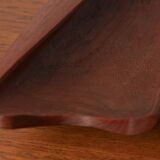 Organically Carved Serving Tray in Teak, 1950s Denmark