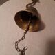 Bronze bell with stem vintage