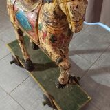 Old horse with wheels