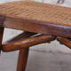 Bistrot chair in curved wood and caning