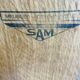 Vintage storage unit on compass legs by SAM Circa 50's/60's