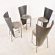 Vintage dining chairs by Frans Van Praet, set of 4