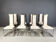 Vintage brass dining chairs by Belgo Chrom, 1970s - set of 8