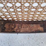 Pair of chairs cannée Fischel bistro