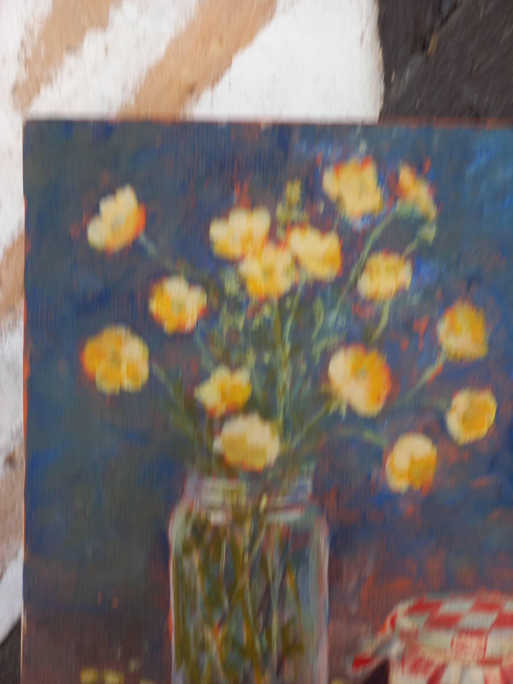 Oil painting still life