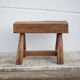 Vintage stool, wooden stool, antique stool, plant stand, small bench