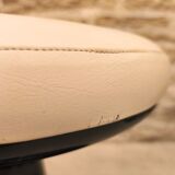 Large tulip stool/ottoman, 1970s design.