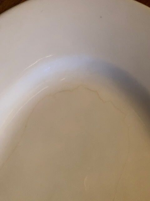 Ancient porcelain dish