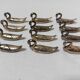 set de 12 porte-noms ou porte-menus de table en forme de canard / cygne - Vintage
