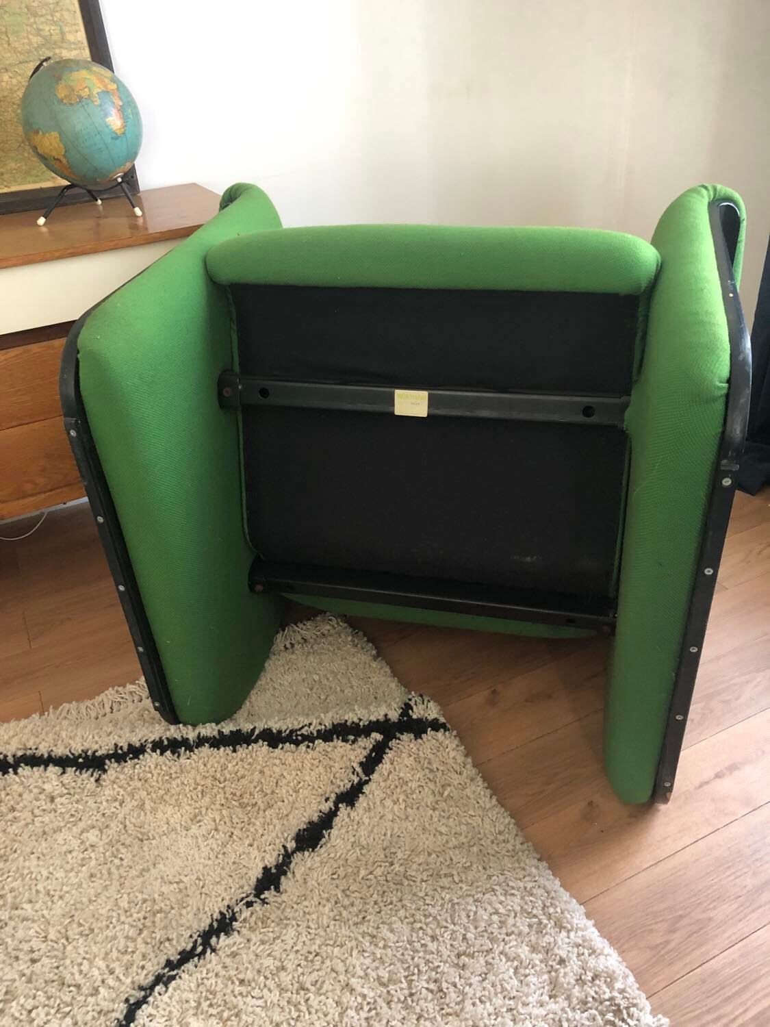 Set sofa two places and two armchairs Whilkhahn model 842/5 and 841/5 80s