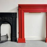 Cast Iron Fireplace with Wooden Surround