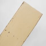 Rustic hand crafted Beige Wooden Bench, France, 1900s