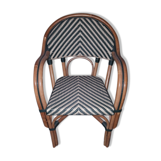 Goffer rattan chair