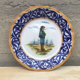 Plate HB Henriot Quimper
