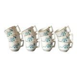 Set of 12 porcelain cups