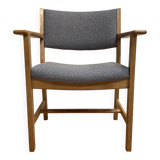 Scandinavian design armchair stamped "hans wegner" 1960.