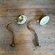 2 industrial wall sconces in brass - Denmark 1970s-80s