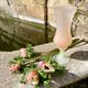 Powder pink vase