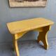 Patinated prayer bench