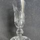6 Champagne flutes – Baccarat/Saint Louis - Cut crystal - 19th century