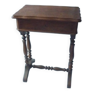 table travailleuse en - noyer