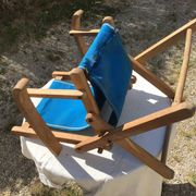 Petit fauteuil d’enfant en toile pliant plage camping