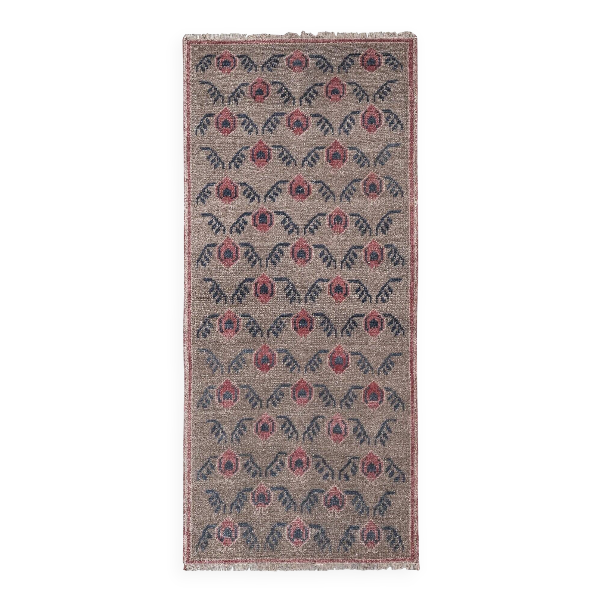 Vintage Turkish hallway rug 82x184 cm