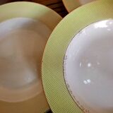 Set de 5 assiettes en faïence st Amand