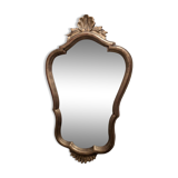 Small shell pediment mirror