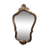 Small shell pediment mirror
